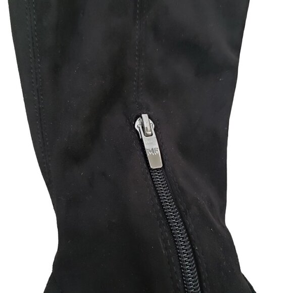 NEW Marc Fisher Black Faux Suede Over-The-Knee Boots Narrow Calf - Picture 7 of 15